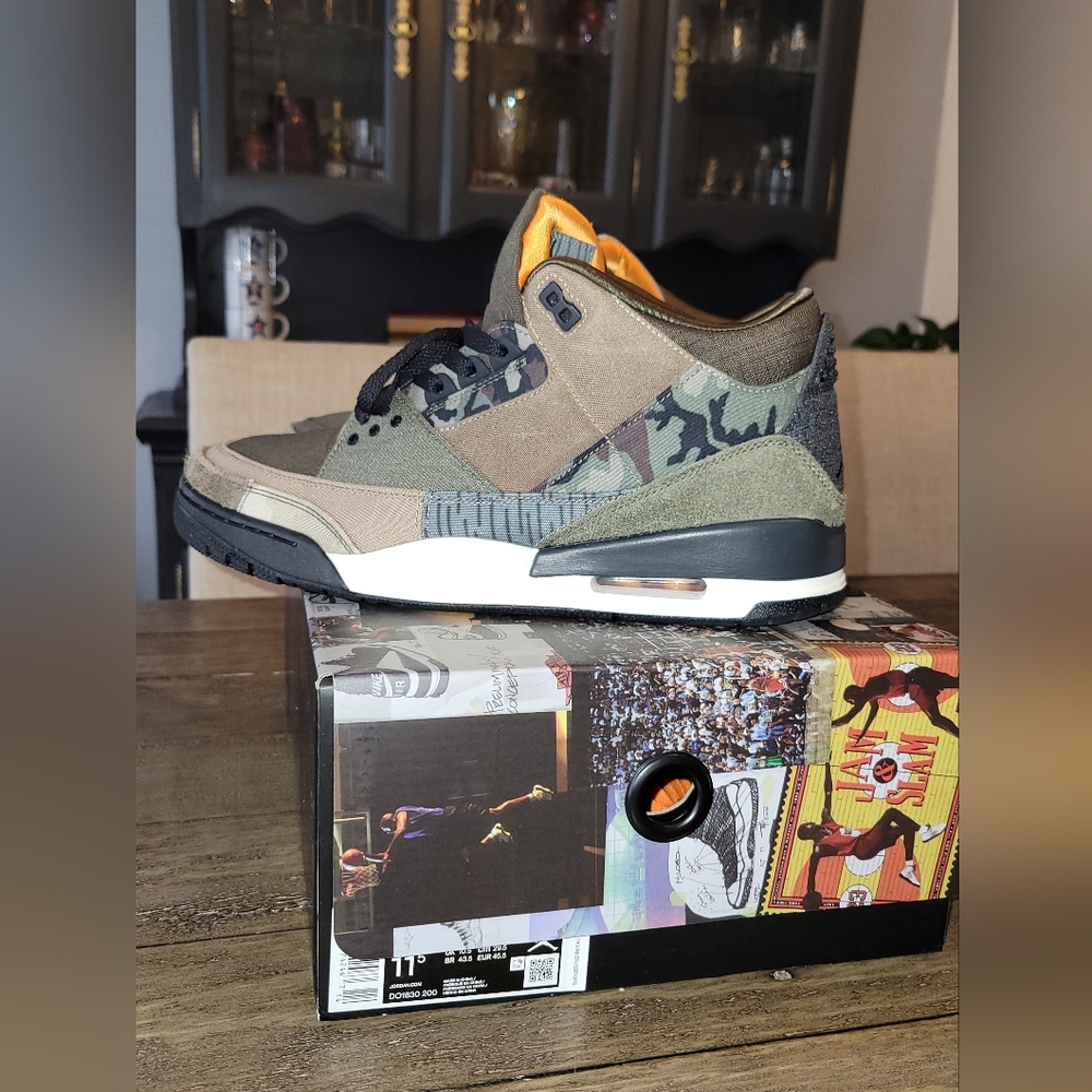 Air Jordan 3 patchwork size 11.5